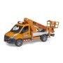 Bruder sprinter Mercedes Benz cu sirena si platforma